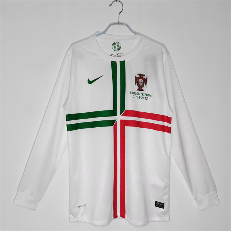 【Retro shirt Long sleeves】2012/13 Portugal Away Jersey