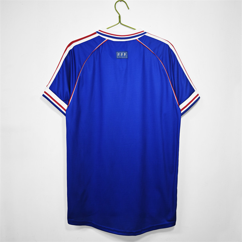 【Retro shirt】1988 France Home Jersey