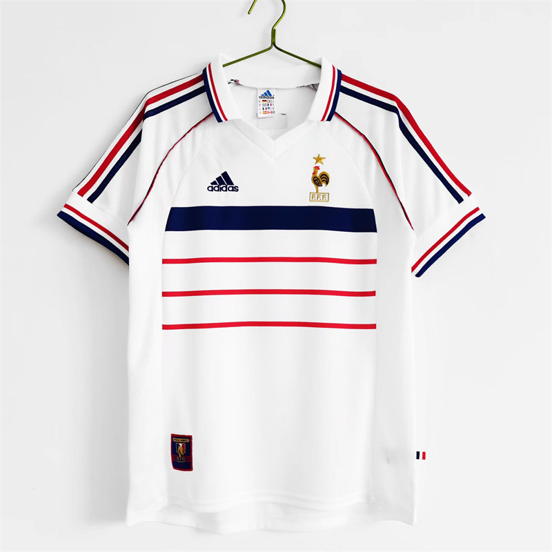 【Retro shirt】1988 France Away Jersey