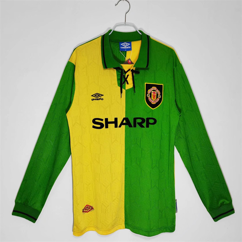 【Retro shirt Long sleeves】1992/94 M-U Third Away Jersey