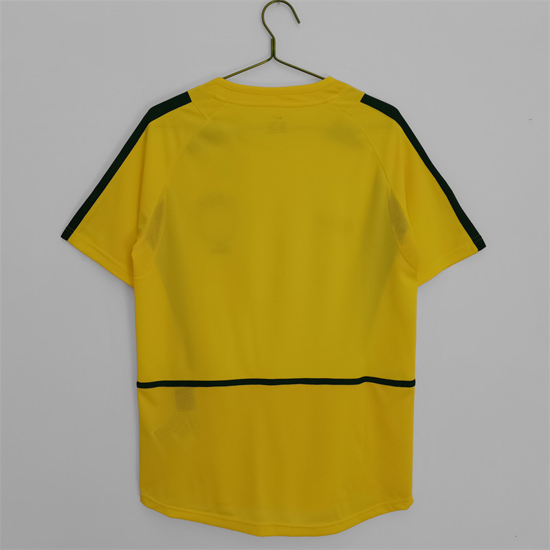 【Retro shirt】2002 Brazil Home Jersey