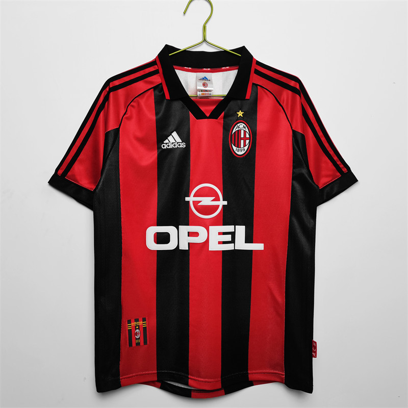 【Retro shirt】1998/99 AC Milan Home Jersey
