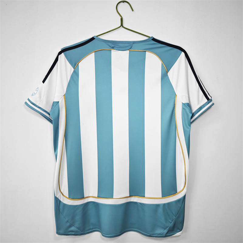 【Retro shirt】2006 Argentina Home Jersey