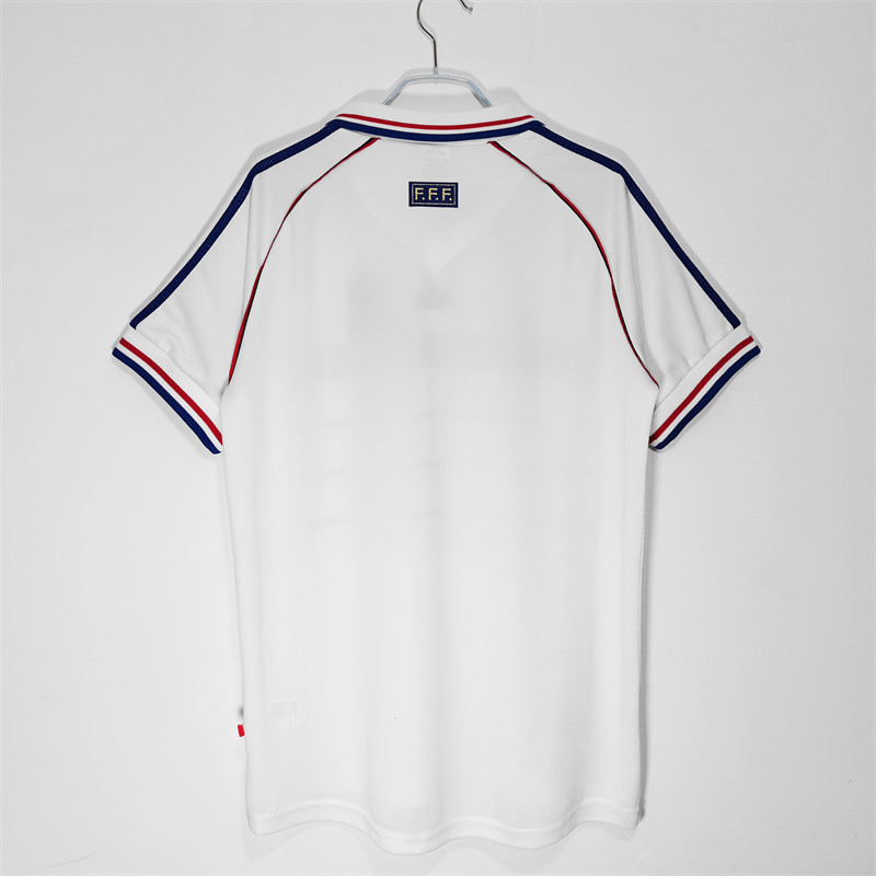 【Retro shirt】1988 France Away Final version Jersey