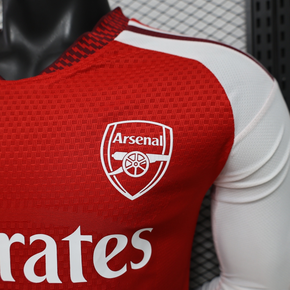 26-27 Arsenal Home Soccer Jersey Play Version Long Sleeve