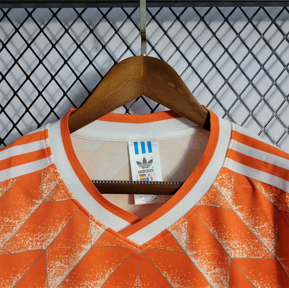 1988 Netherlands  Home World Cup Retro Jersey