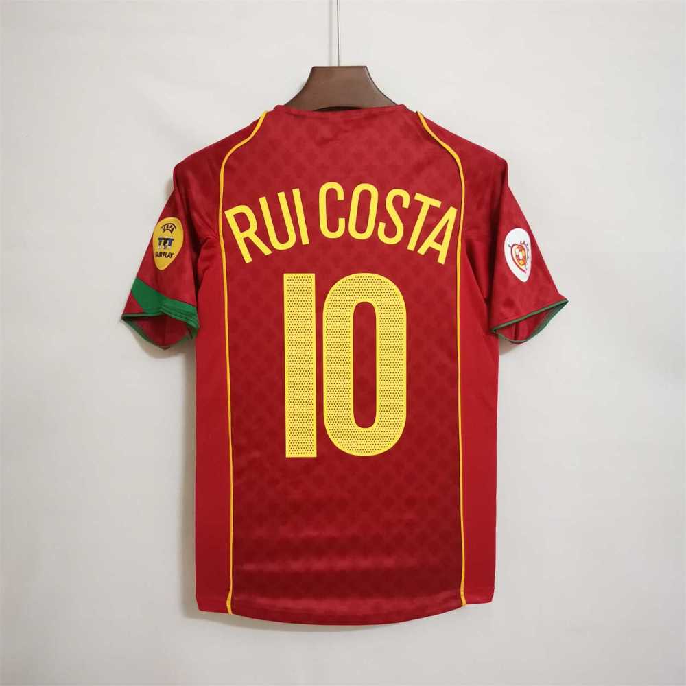 2004 Portugal  Euro Cup Home Retro Jersey