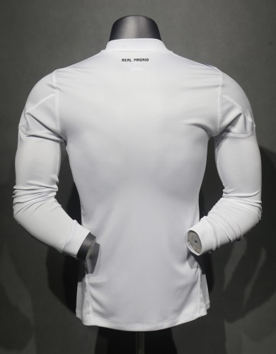 2010/11 Real Madrid Home Retro Jersey Player Version Long Sleeve