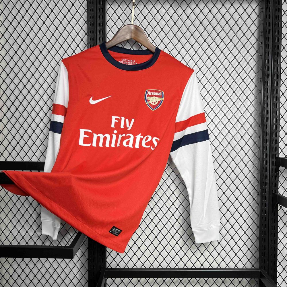 2012-13 Arsenal Home Retro Kit Vintage Shirt Long Sleeve