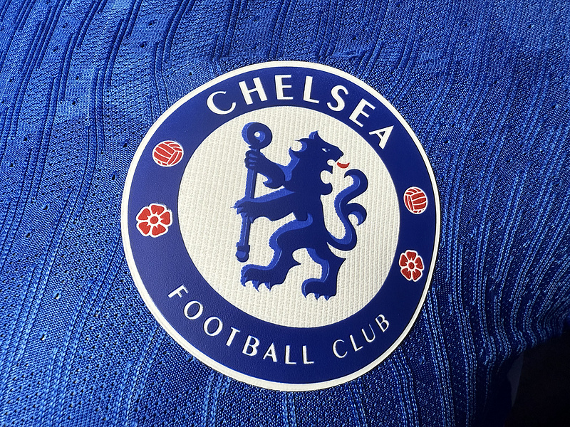25-26 Chelsea Home Player Version Soccer Jersey Long Sleeve