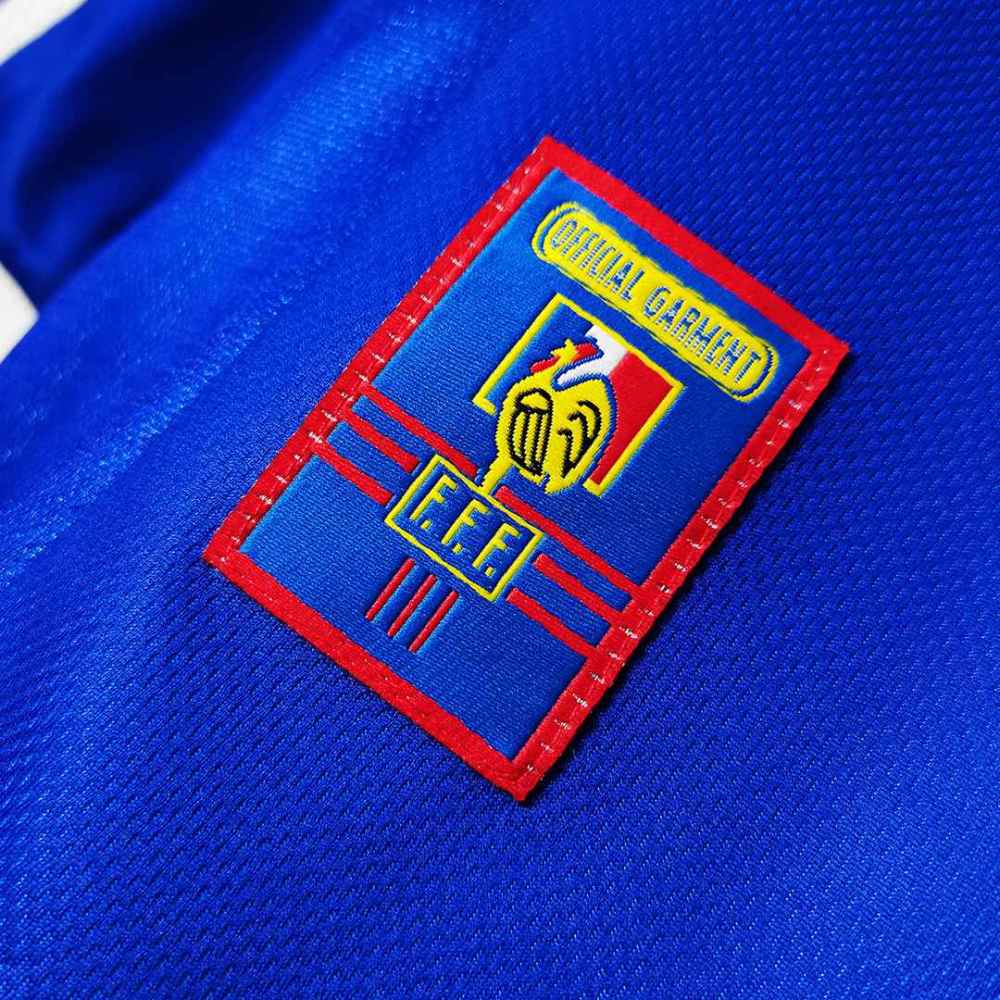 1998 France World Cup Home Retro Jersey Long Sleeve