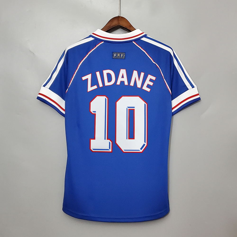1998 France World Cup Home Retro Jersey