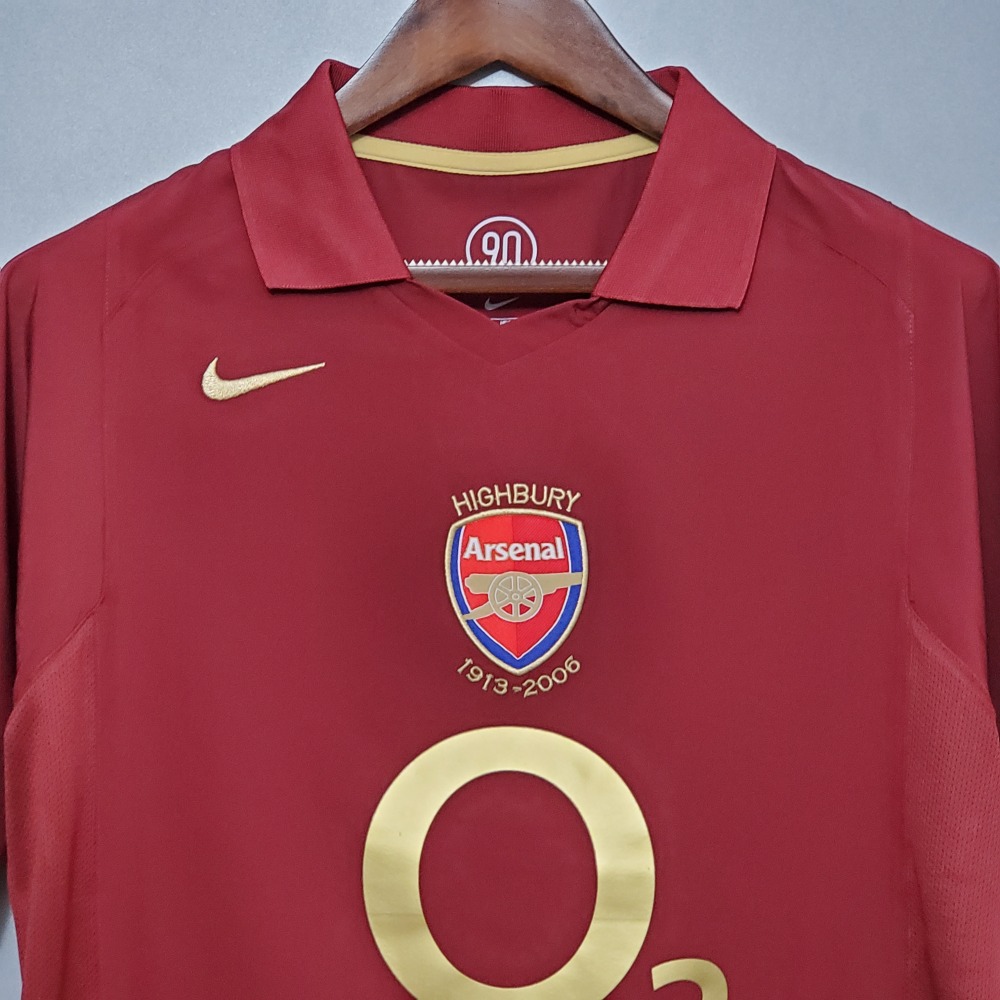 2005-2006 Arsenal Home Retro Version Jersey