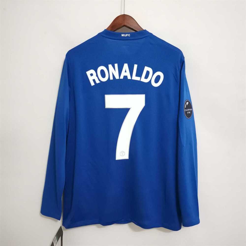 08-09 Manchester United Home Retro Jersey Long Sleeve