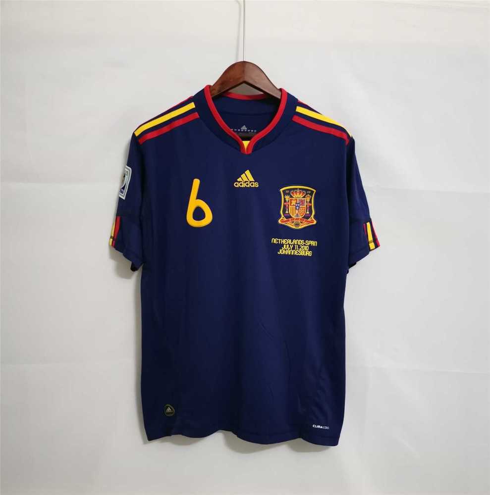 2010 Spain Away World Cup Final Retro Jersey