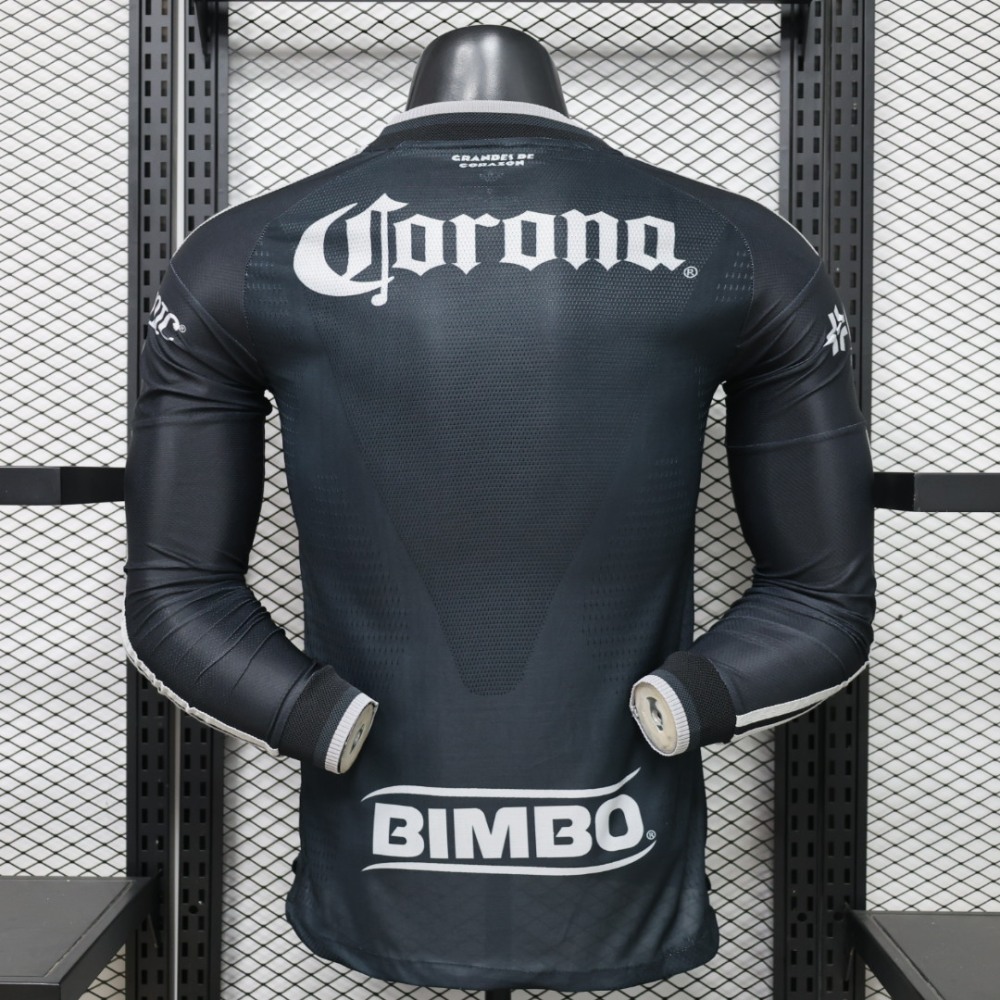 26-27 Club America Away Soccer Jersey Player Version Long Sleeve