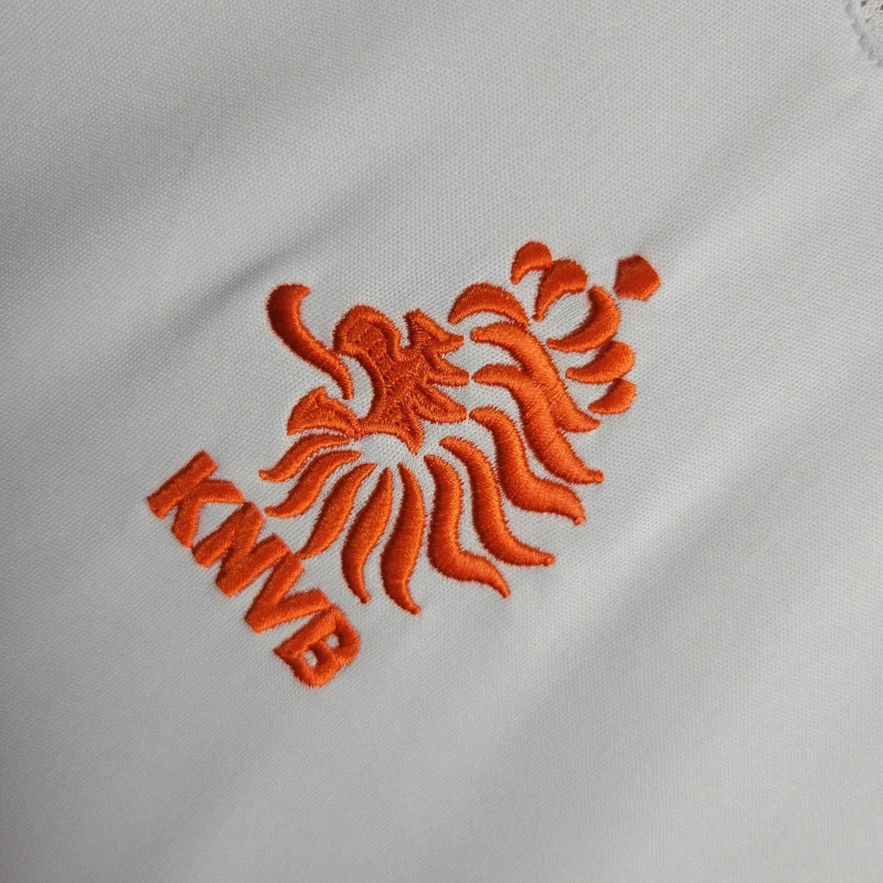 2004 Netherlands  Away Retro Jersey White
