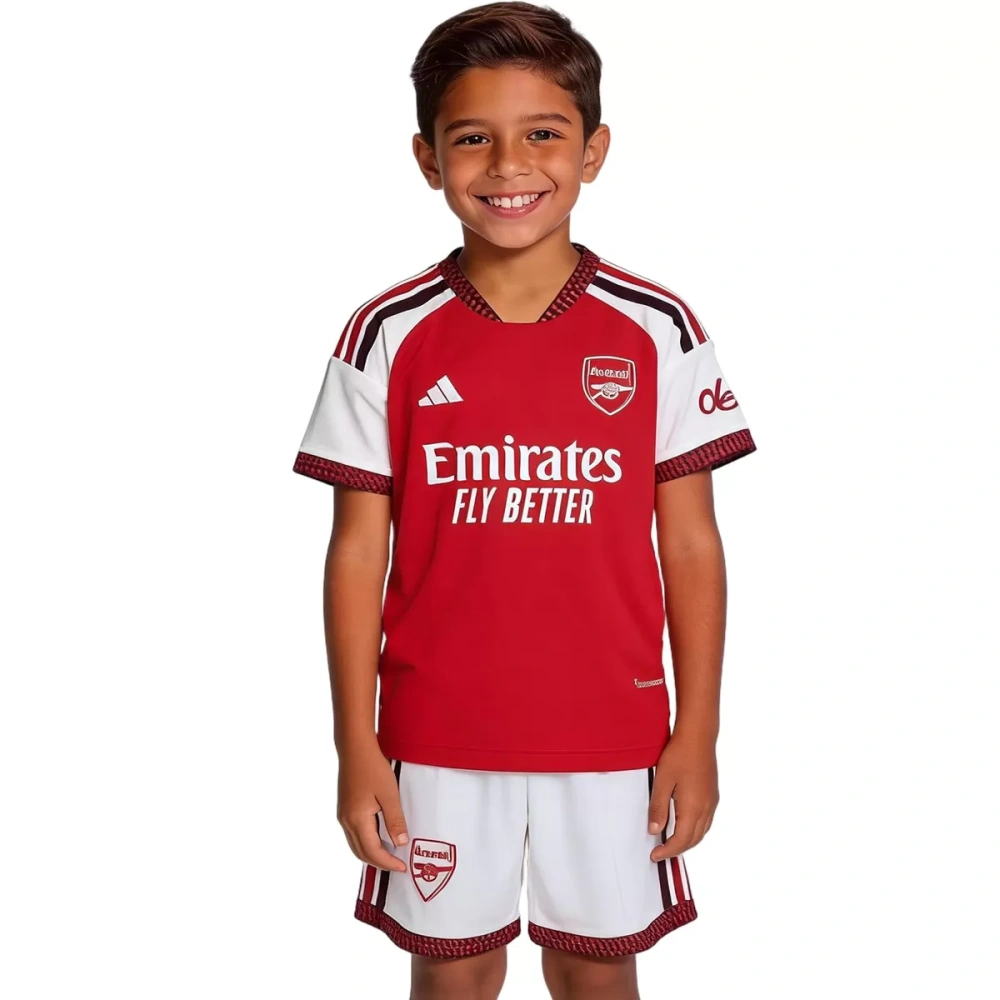 26-27 Arsenal Home Soccer Kids Kit Jersey+Shorts