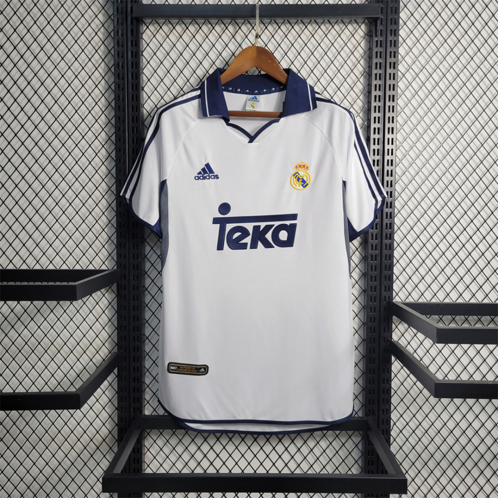 2000/01 Real Madrid Home Retro Jersey