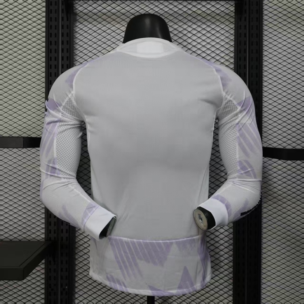 25-26 Manchester United Away Soccer Jersey Long Sleeve