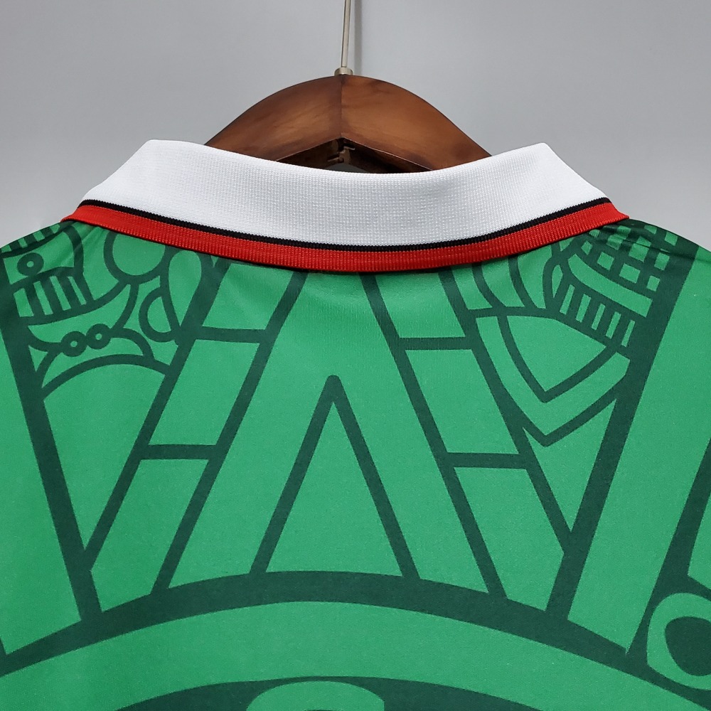 1998 Mexico World Cup Home Retro Jersey