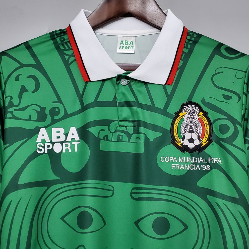 1998 Mexico World Cup Home Retro Jersey