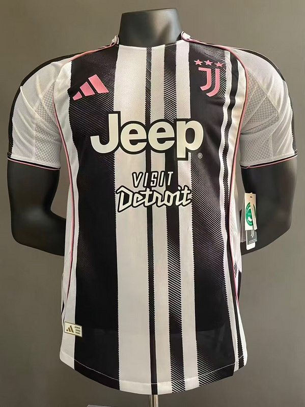 25-26 Juventus Home Soccer Jersey Player Version