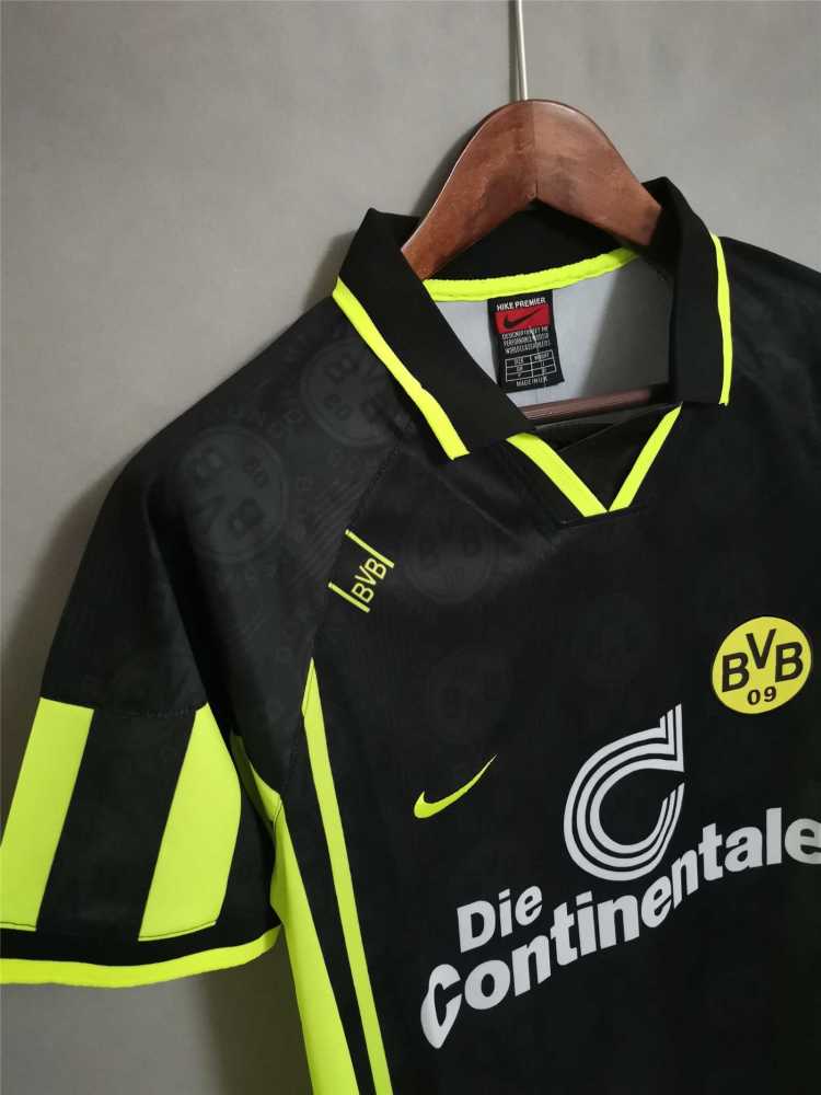 1995-1996 Borussia Dortmund Home Retro Jersey