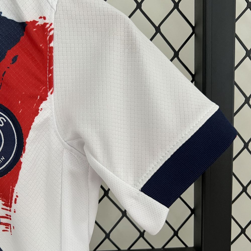 24-25 Paris Saint-Germain Away Soccer Kids Kit Jersey+Shorts
