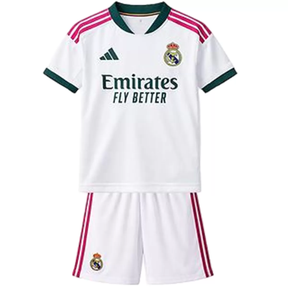 26-27 Real Madrid Home Soccer Kids Kit Jersey+Shorts