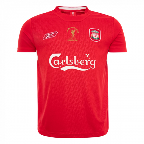 2005 Liverpool Gerrard #8 Home UCL Final Retro Jersey