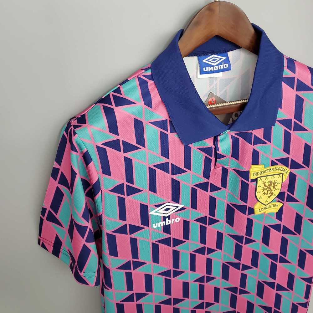 89-90 Scotland Away Soccer Retro Jersey