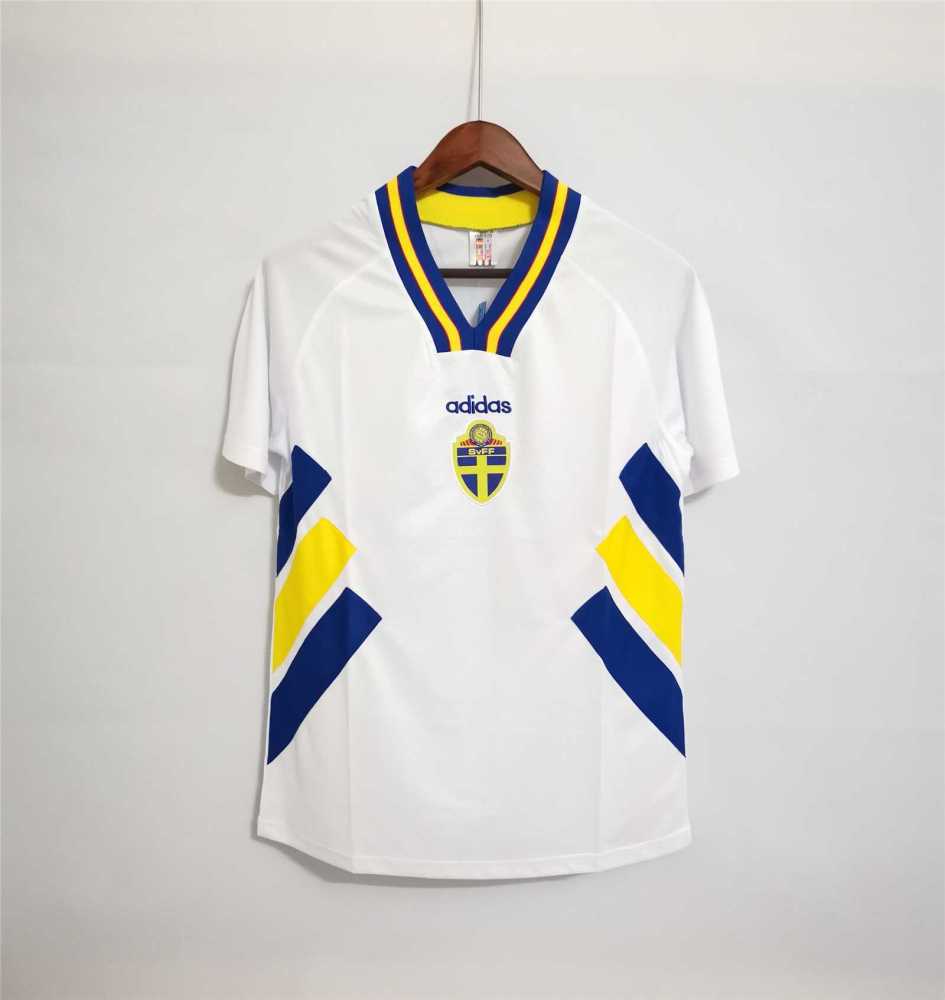 1994 Sweden World Cup Away Soccer Retro Jersey