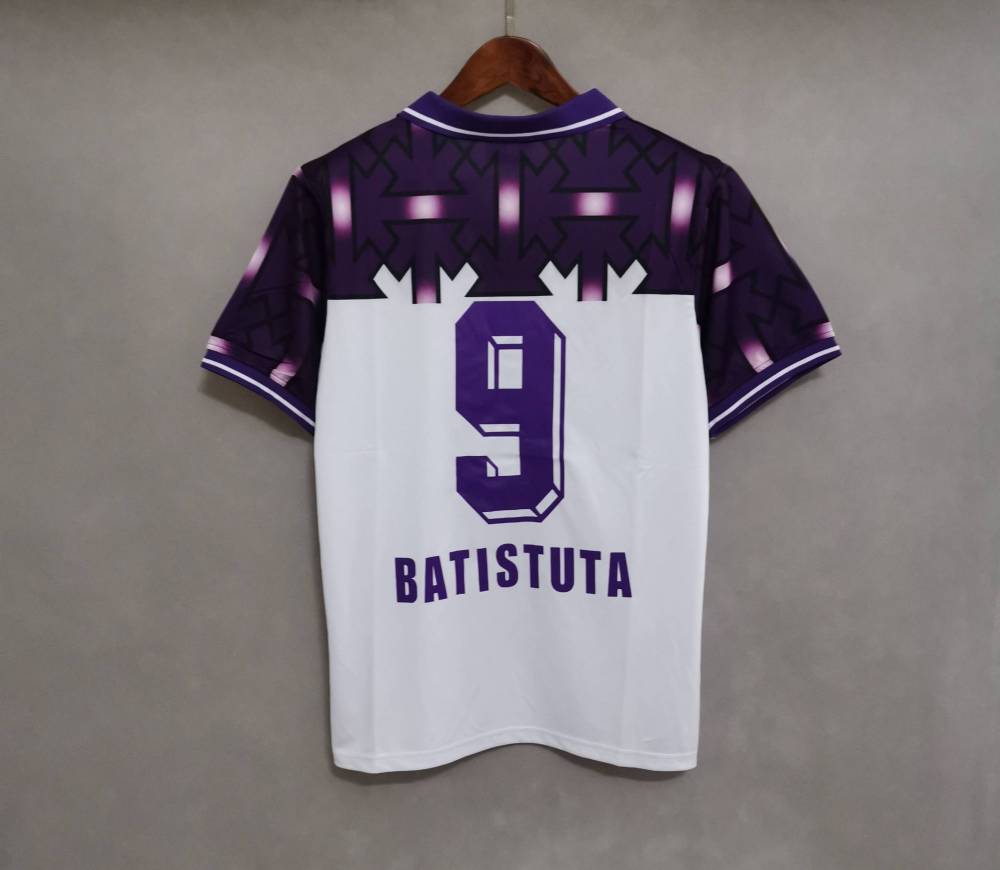 1992-1993 Fiorentina Soccer Away Jersey Retro Version