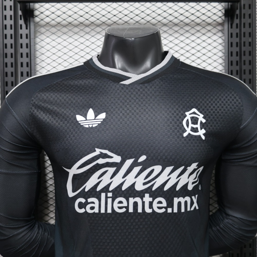 26-27 Club America Away Soccer Jersey Player Version Long Sleeve