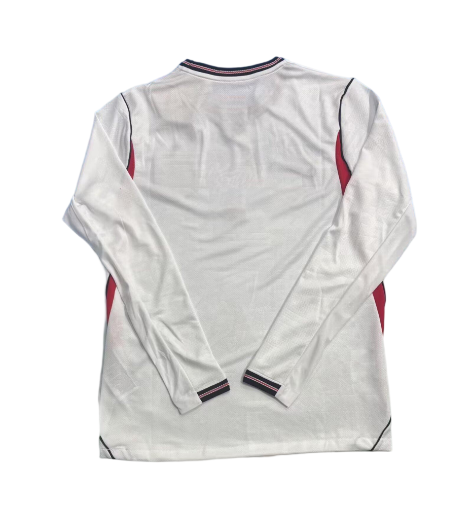 2026 England Home Wolrd Cup Soccer Jersey Long Sleeve