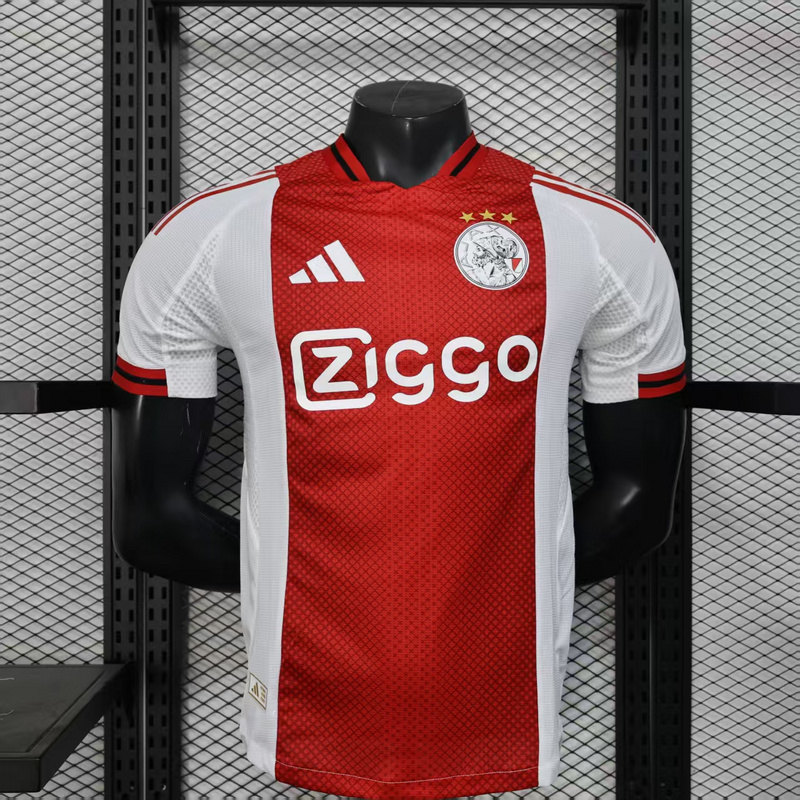 25-26 Ajax Home Soccer Jersey Player Version