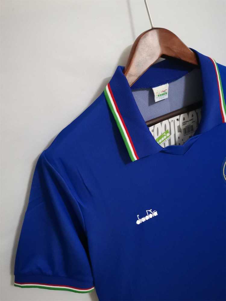1990 Italy Home World Cup Retro Jersey