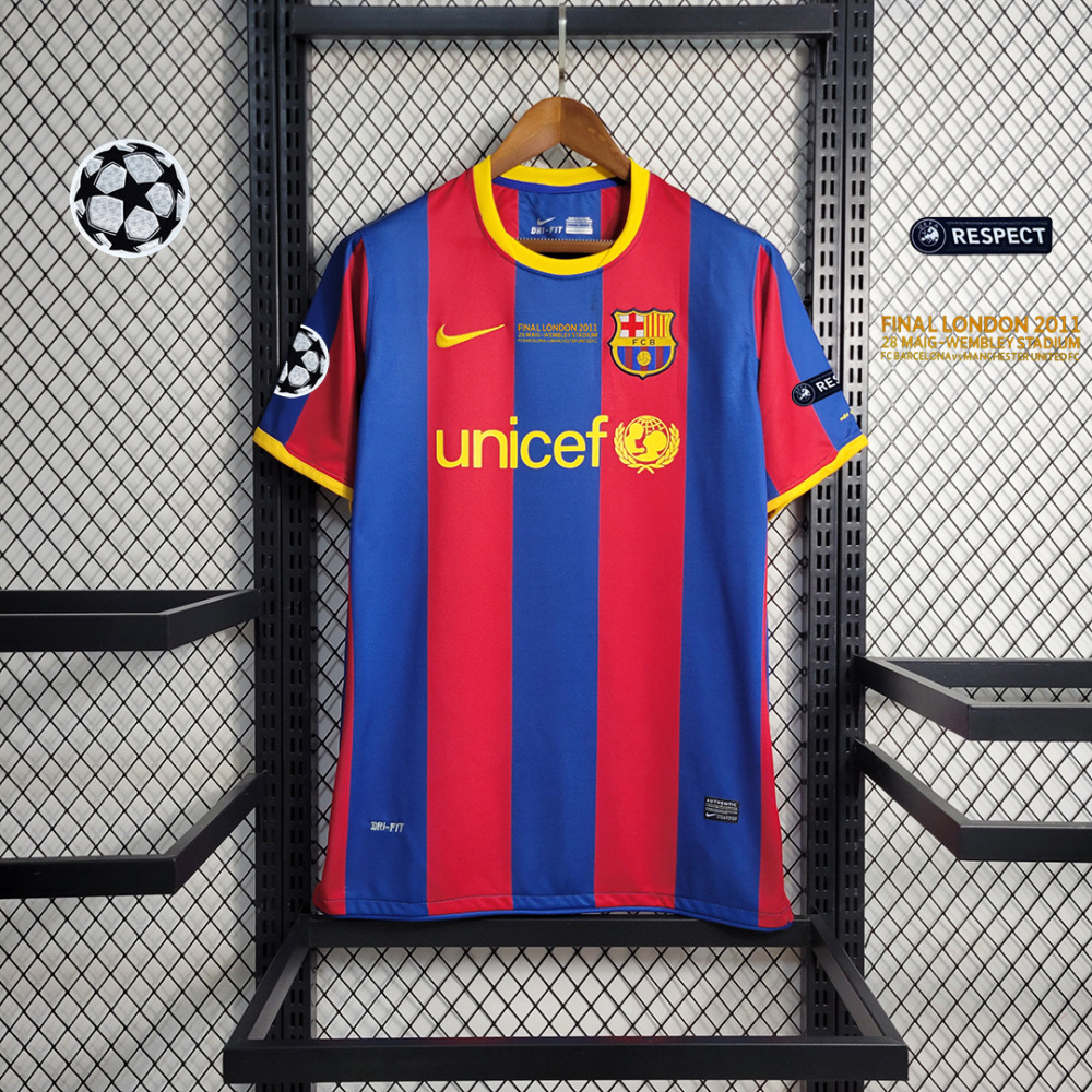 10-11 Barcelona Home Retro Jersey
