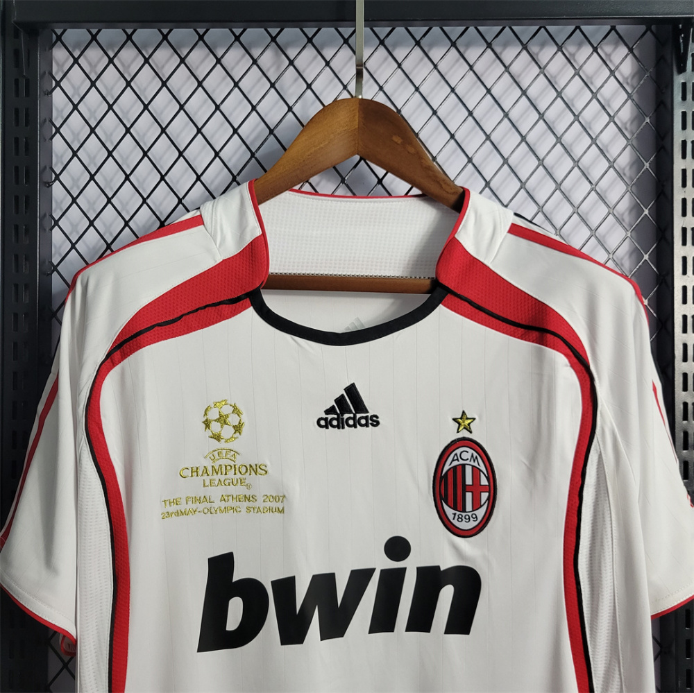 AC Milan Kaká#22 UCL Final Retro Jersey Away 2006/07