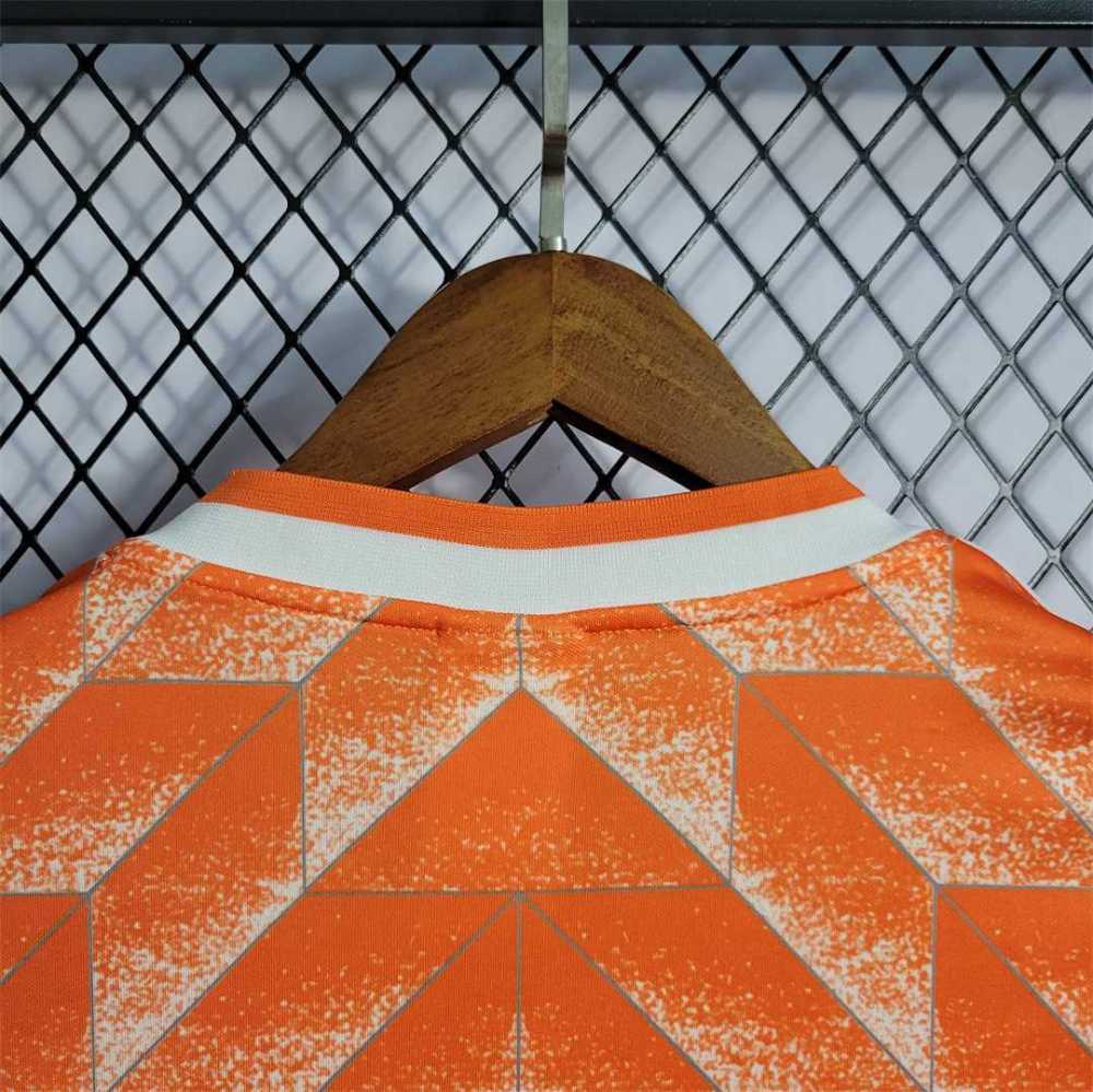1988 Netherlands  Home World Cup Retro Jersey