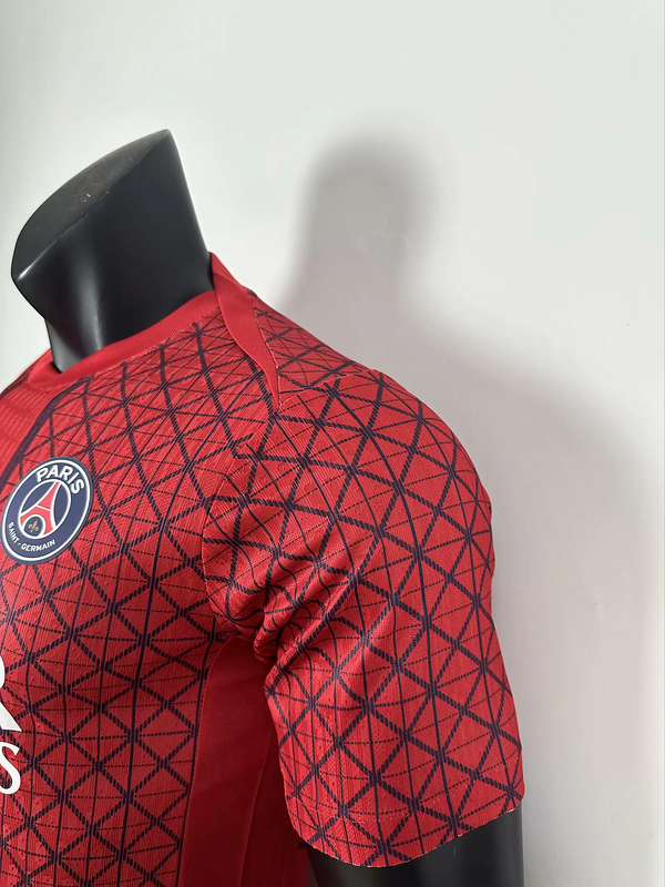25-26 Paris Saint-Germain Red Training Soccer Jersey Player Version