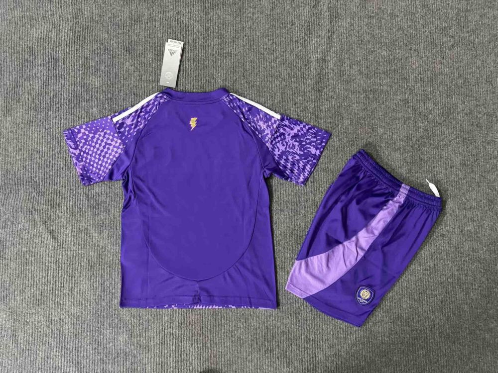 25-26 Orlando City SC Soccer Kids Kit Jersey+Shorts