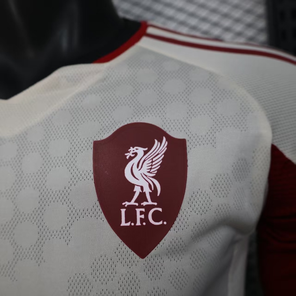 25-26 Liverpool Away Soccer Jersey Player Version Long Sleeve