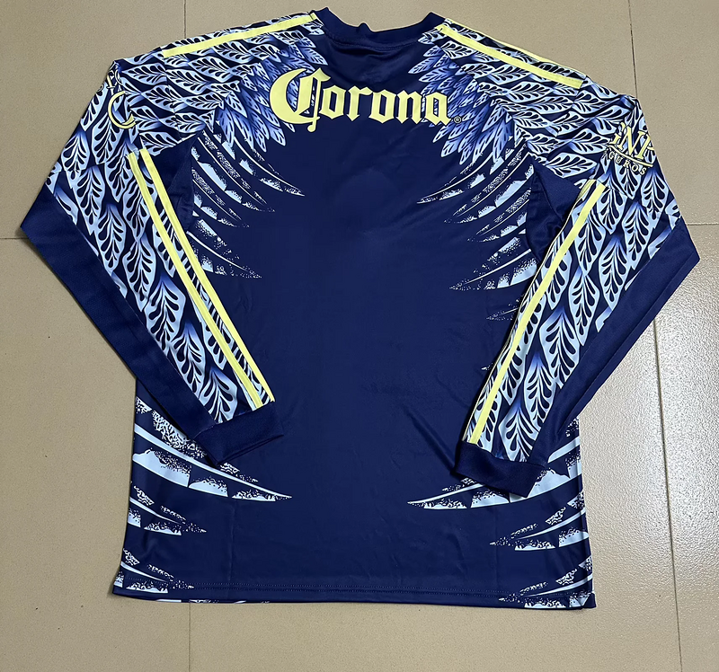 25-26 Club America  Away Soccer Jersey Long Sleeve