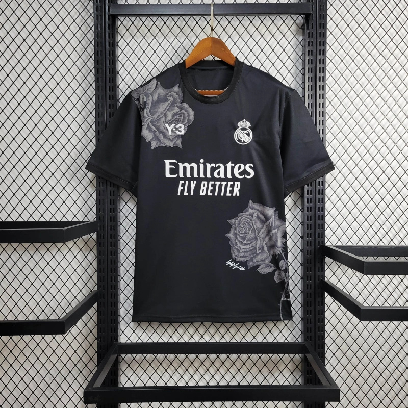 23-24 Real Madrid Y-3 Special Fourth Jersey Black