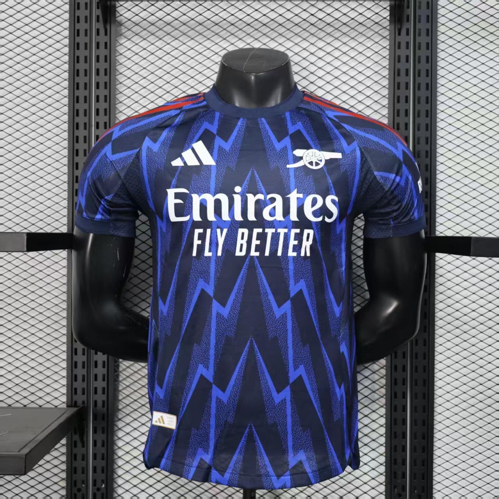25-26 Arsenal Away Soccer Jersey Play Version
