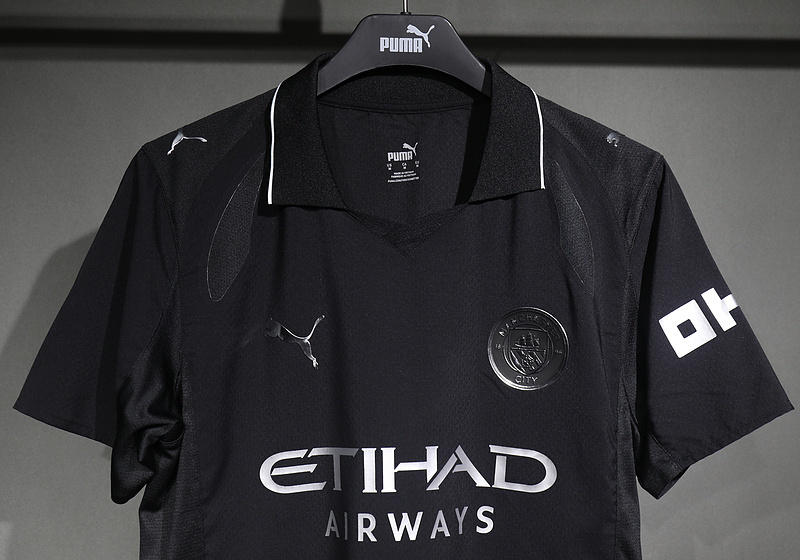 25-26 Manchester City Away Black Soccer Jersey Player Version