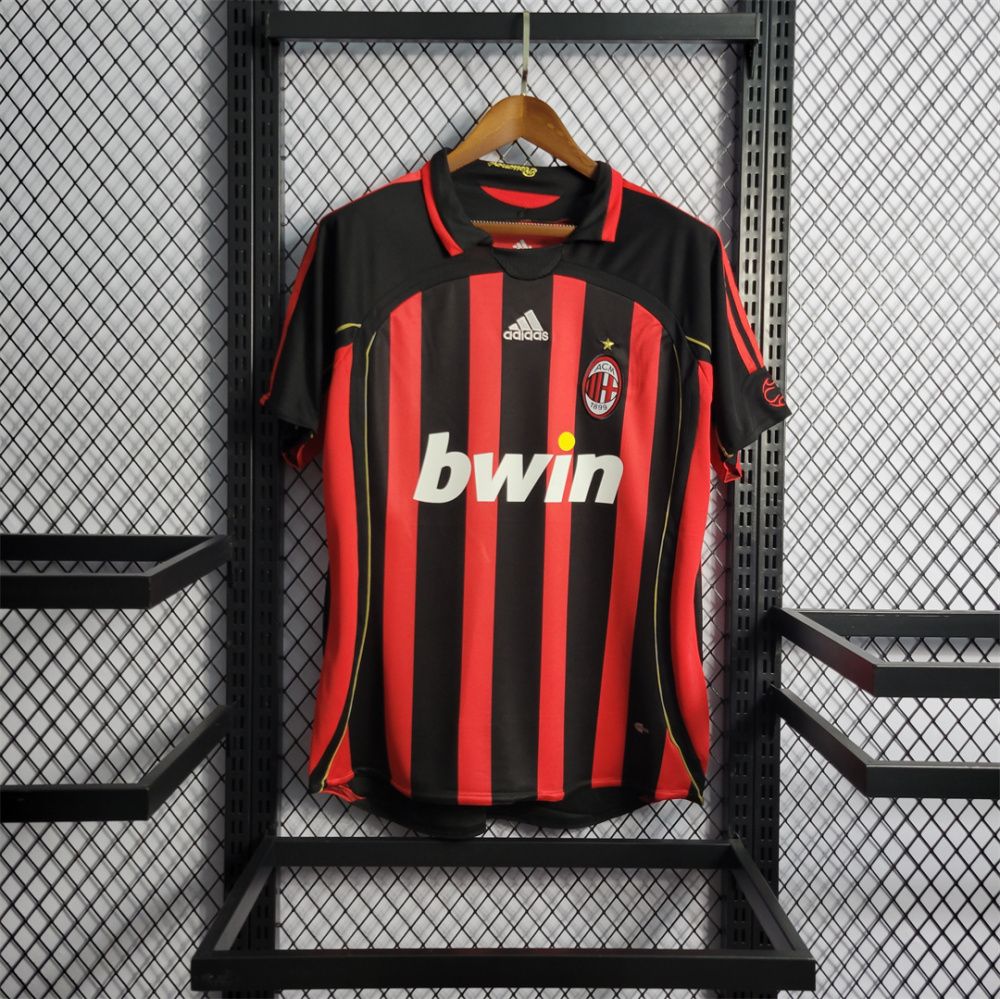 06-07 AC Milan  Retro Jersey Home