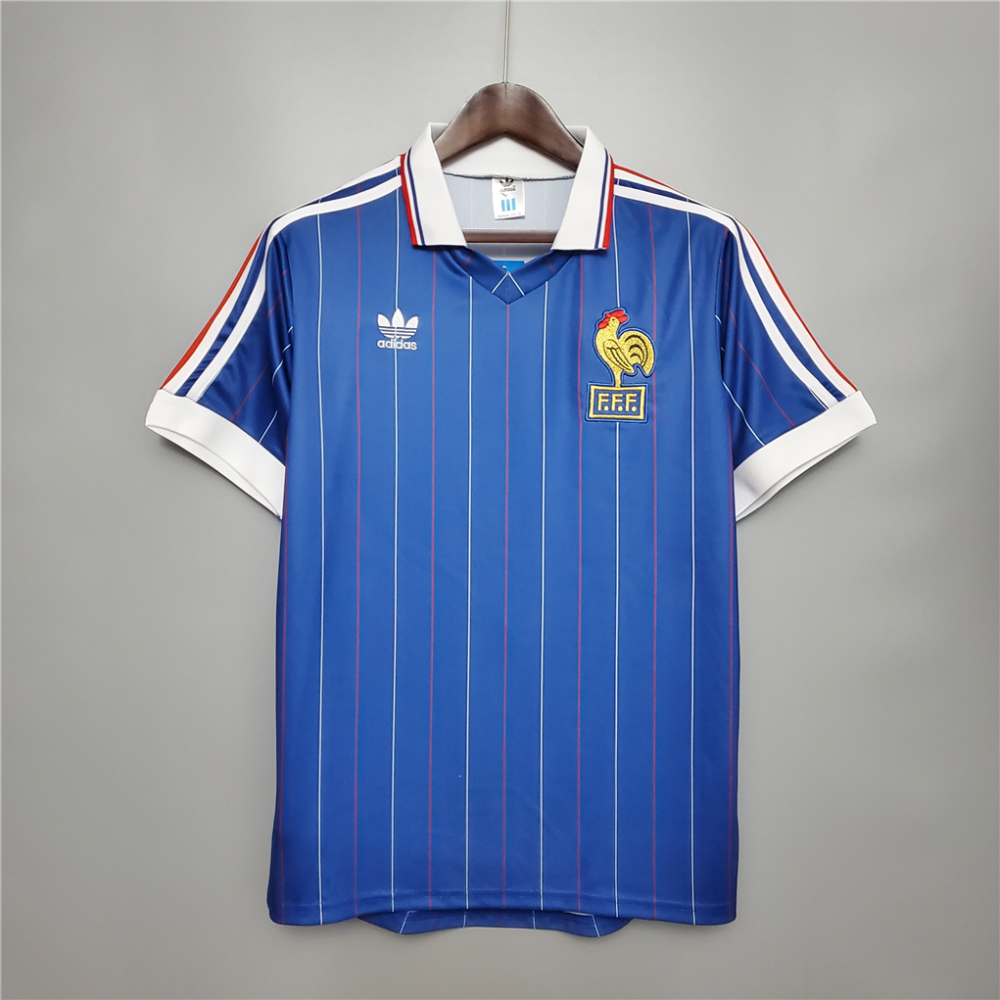 1982 France World Cup Home Retro Jersey